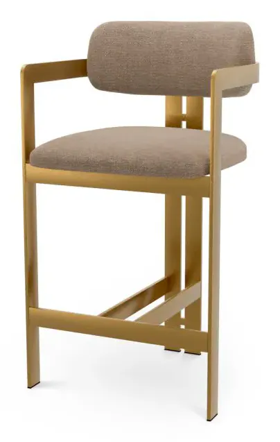 Eichholtz CMA0287 Counter Stool Donato in Stratfort Warm Grey Eichholtz CMA0287 Counter Stool Donato in Stratfort Warm Grey