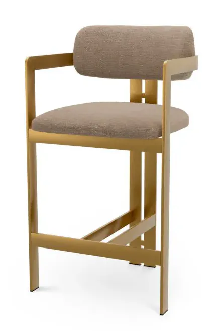 Eichholtz CMA0287 Counter Stool Donato in Stratfort Warm Grey Eichholtz CMA0287 Counter Stool Donato in Stratfort Warm Grey