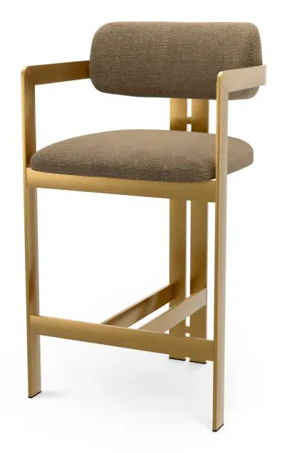 Eichholtz CMA0289 Counter Stool Donato in Stratfort Brown Eichholtz CMA0289 Counter Stool Donato in Stratfort Brown