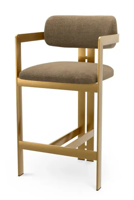 Eichholtz CMA0289 Counter Stool Donato in Stratfort Brown Eichholtz CMA0289 Counter Stool Donato in Stratfort Brown