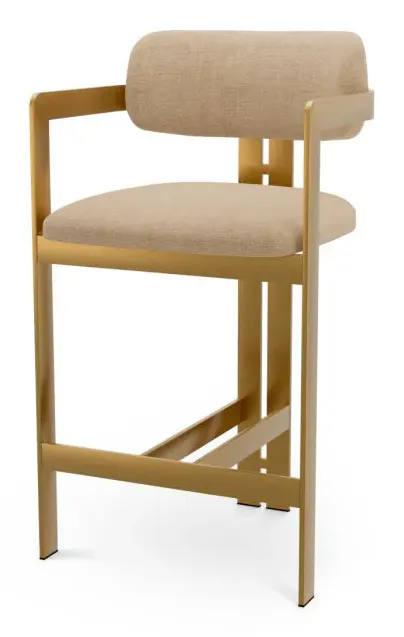 Eichholtz CMA0290 Counter Stool Donato in Stratfort Sand Eichholtz CMA0290 Counter Stool Donato in Stratfort Sand