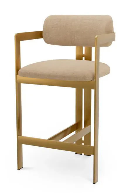 Eichholtz CMA0290 Counter Stool Donato in Stratfort Sand Eichholtz CMA0290 Counter Stool Donato in Stratfort Sand