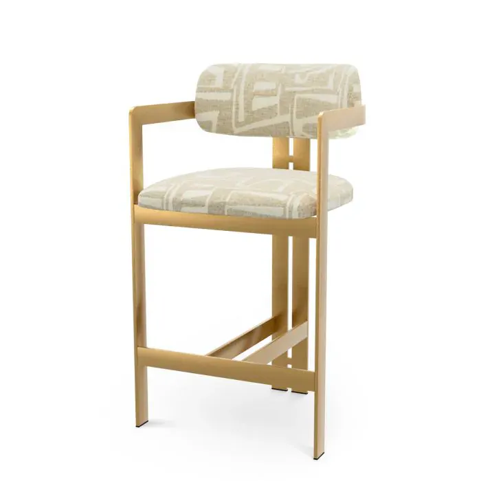 Eichholtz CMA0291 Counter Stool Donato in Davenport Light Grey