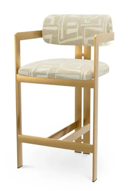 Eichholtz CMA0291 Counter Stool Donato in Davenport Light Grey Eichholtz CMA0291 Counter Stool Donato in Davenport Light Grey