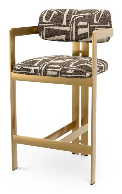 Eichholtz CMA0293 Counter Stool Donato in Davenport Dark Brown Eichholtz CMA0293 Counter Stool Donato in Davenport Dark Brown