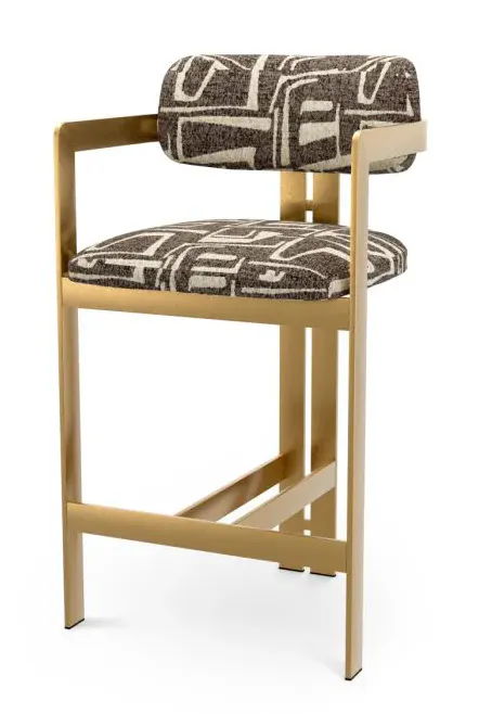 Eichholtz CMA0293 Counter Stool Donato in Davenport Dark Brown Eichholtz CMA0293 Counter Stool Donato in Davenport Dark Brown