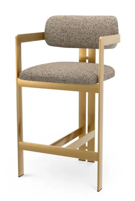 Eichholtz CMA0297 Counter Stool Donato in Montclair Warm Grey Eichholtz CMA0297 Counter Stool Donato in Montclair Warm Grey