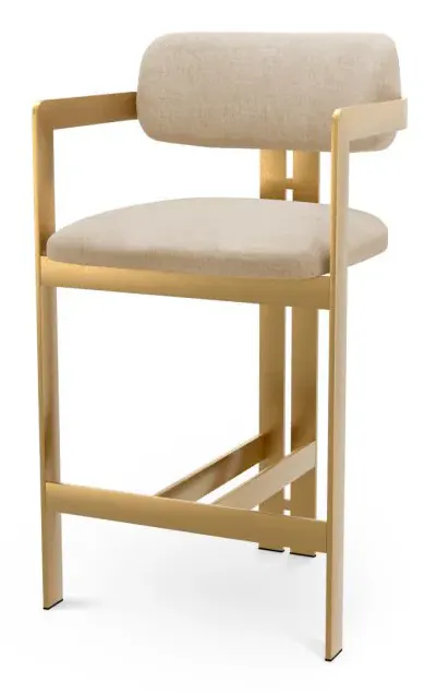 Eichholtz CMA0298 Counter Stool Donato in Hastings Beige Eichholtz CMA0298 Counter Stool Donato in Hastings Beige