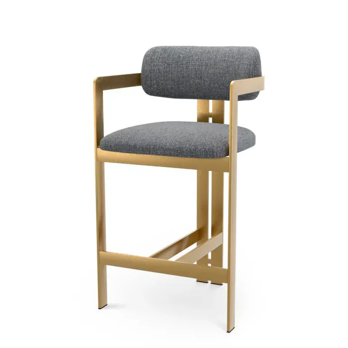 Eichholtz CMA0301 Counter Stool Donato in Hastings Light Blue