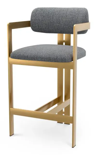 Eichholtz CMA0301 Counter Stool Donato in Hastings Light Blue Eichholtz CMA0301 Counter Stool Donato in Hastings Light Blue