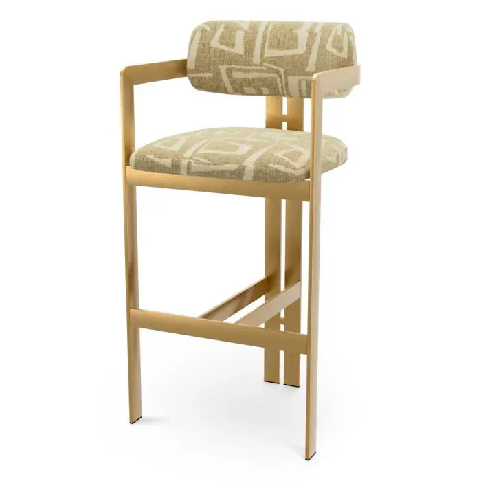Eichholtz CMA0315 Bar Stool Donato in Davenport Light Brown