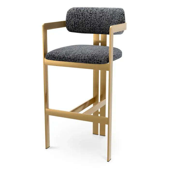 Eichholtz CMA0318 Bar Stool Donato in Montclair Blue