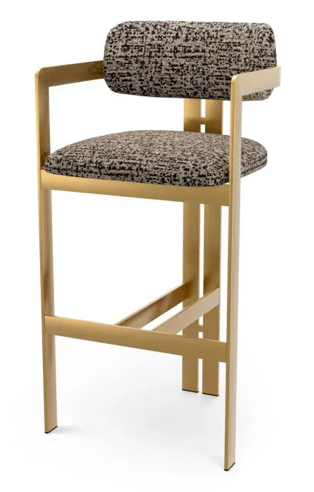 Eichholtz CMA0319 Bar Stool Donato in Montclair Dark Brown Eichholtz CMA0319 Bar Stool Donato in Montclair Dark Brown