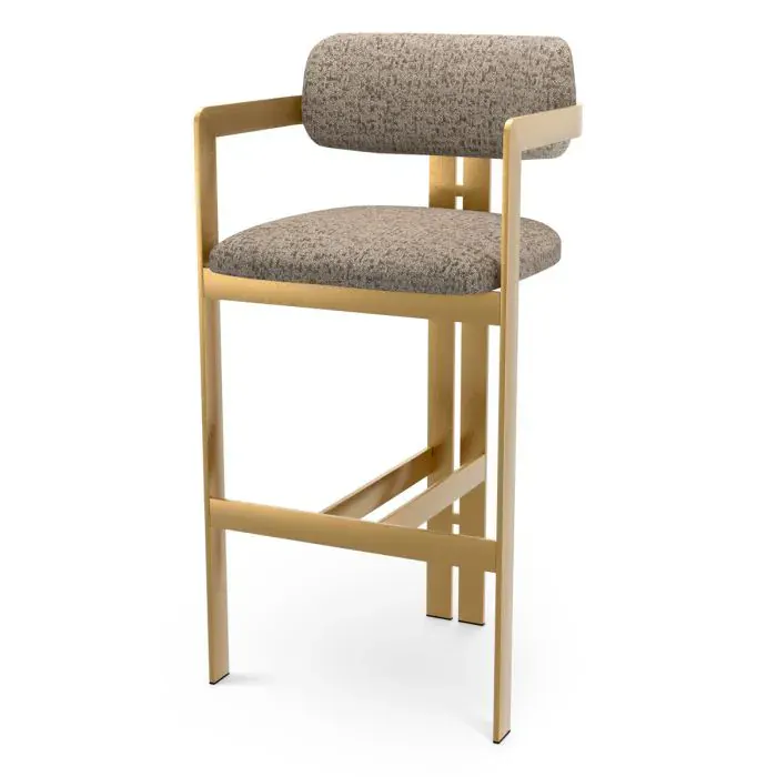Eichholtz CMA0320 Bar Stool Donato in Montclair Warm Grey