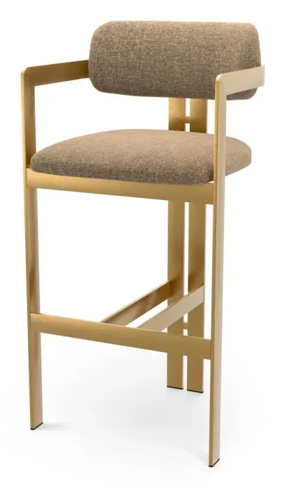 Eichholtz CMA0322 Bar Stool Donato in Hastings Brown Eichholtz CMA0322 Bar Stool Donato in Hastings Brown