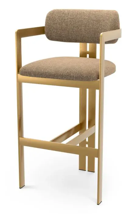 Eichholtz CMA0322 Bar Stool Donato in Hastings Brown Eichholtz CMA0322 Bar Stool Donato in Hastings Brown