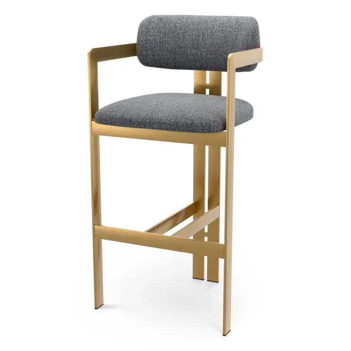 Eichholtz CMA0324 Bar Stool Donato in Hastings Light Blue