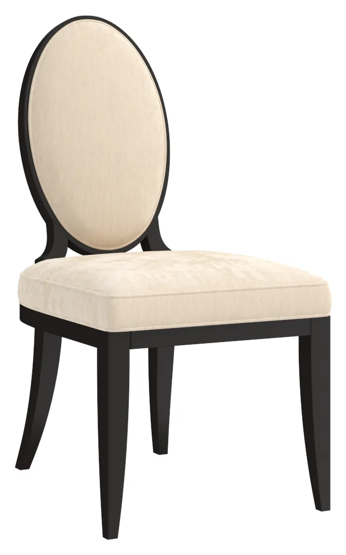 ART Furniture 351206-2761 Boulevard Upholstered Side Chair in Raven Black ART Furniture 351206-2761 Boulevard Upholstered Side Chair in Raven Black