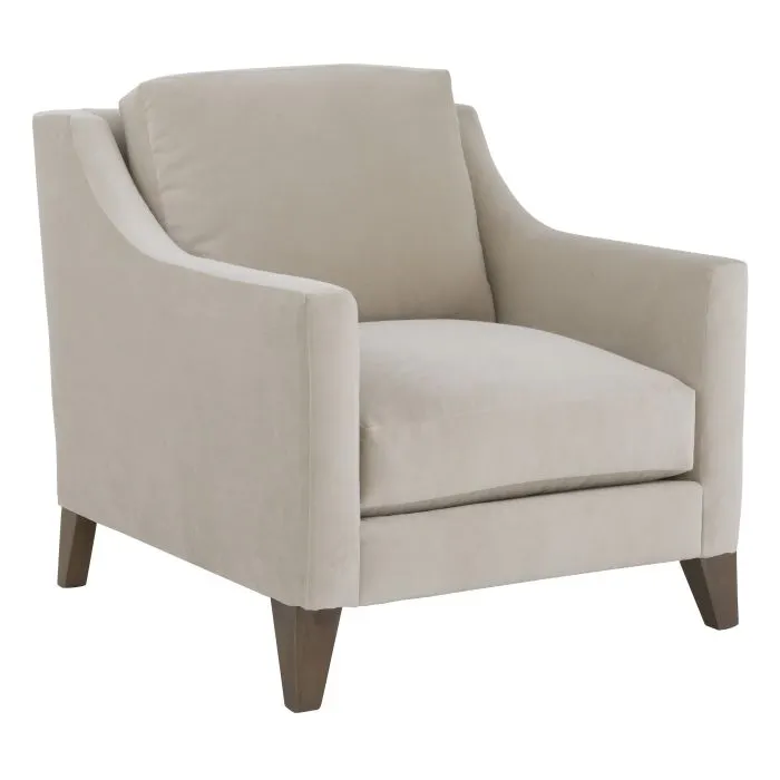 Fairfield P-2715-01-C Lounge Chair with Tapered Legs