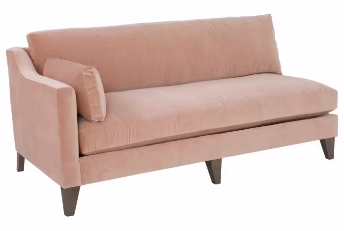 Fairfield P-2715-52-A Left Arm Facing Sofa One Back over One Seat with Tapered Legs Fairfield P-2715-52-A Left Arm Facing Sofa One Back over One Seat with Tapered Legs