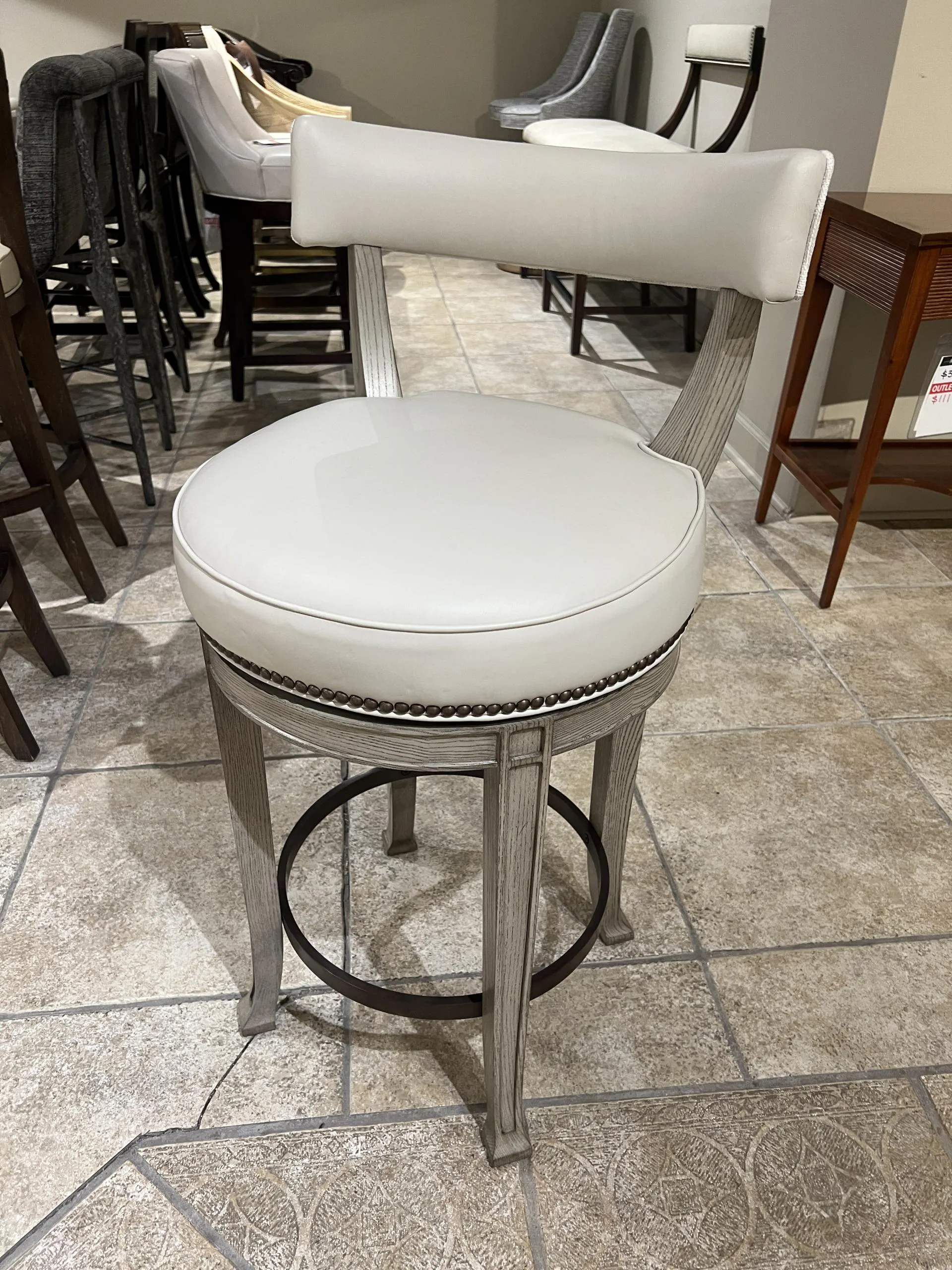 Hickory Chair HC138-13/60 Newbury Swivel Counter Stool