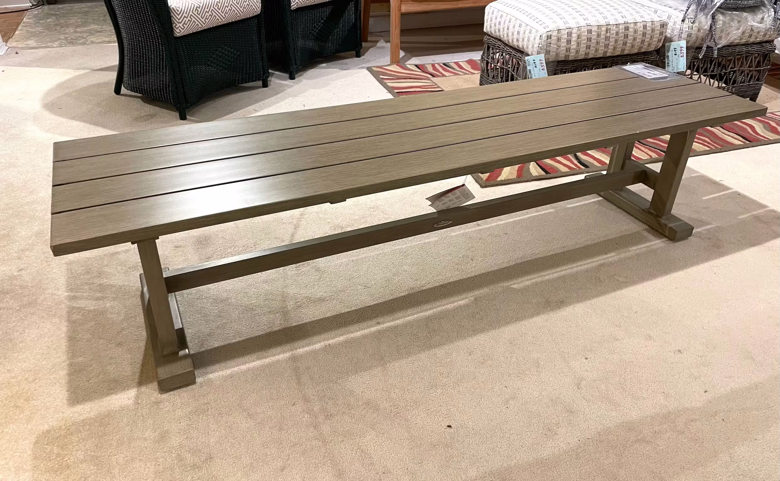 Woodard S592085 Teak Bench