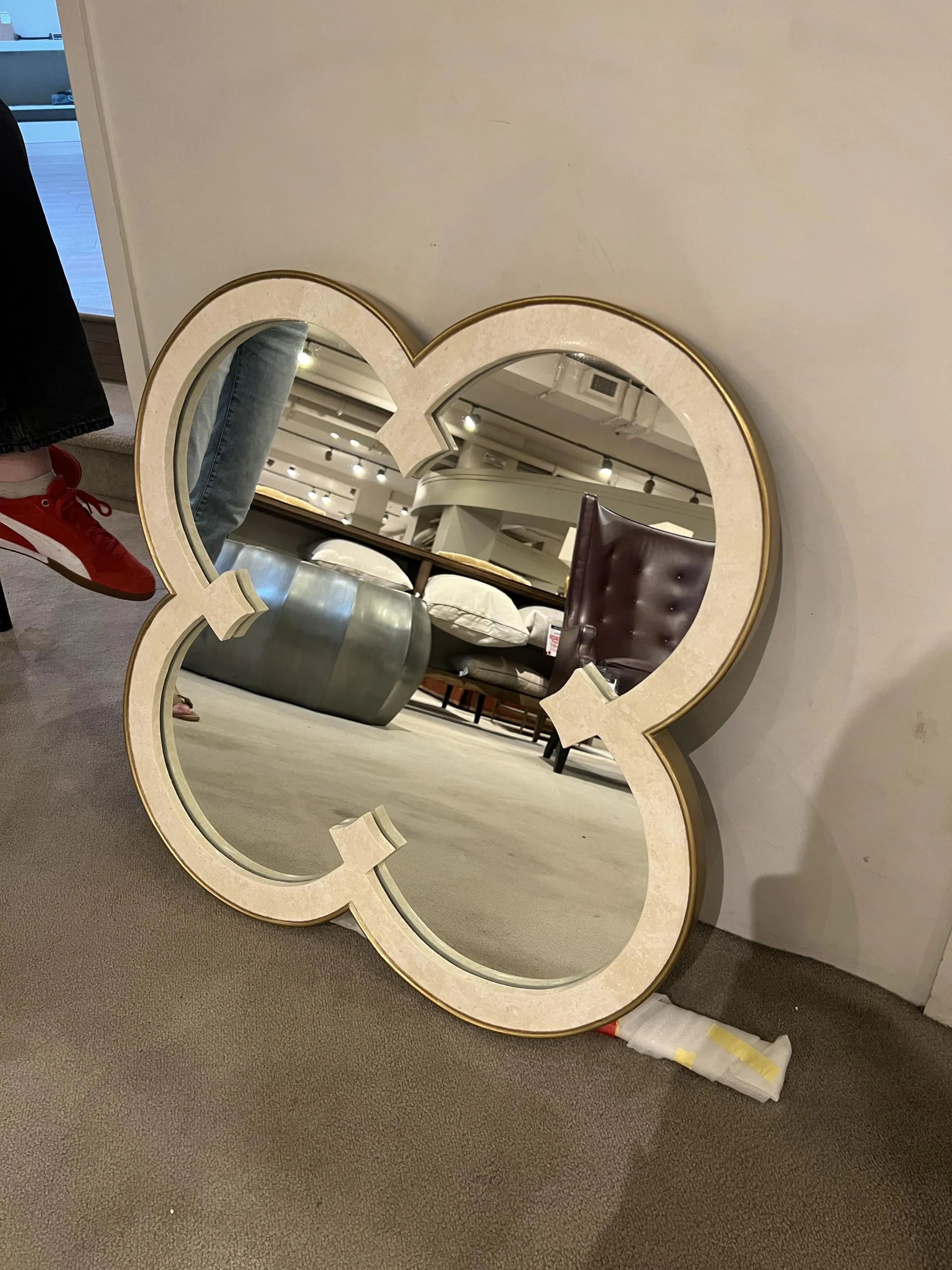 Maitland-Smith 8292-28/50 Quatrefoil Mirror at Factory Outlets by Hickory Park