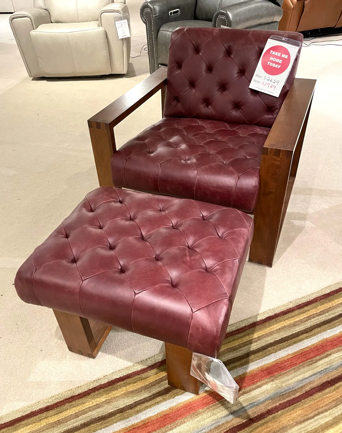 Palliser 77077-02 Wyatt Chair and Ottoman Palliser 77077-02 Wyatt Chair and Ottoman