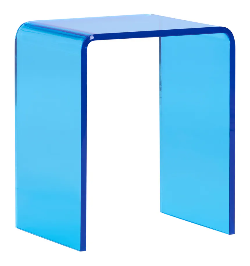Wildwood Furniture W10038 Ramona Side Table - Aqua Blue Wildwood Furniture W10038 Ramona Side Table - Aqua Blue