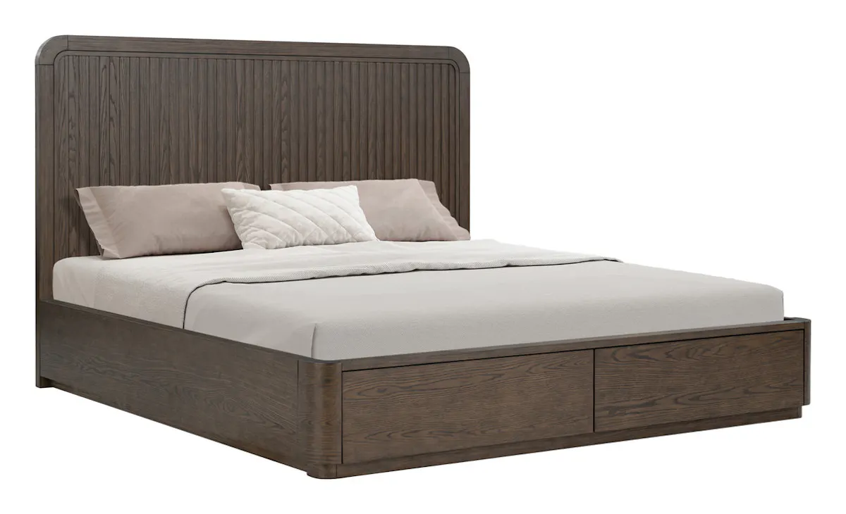 Flexsteel W1013-90KS Athens King Panel Storage Bed Flexsteel W1013-90KS Athens King Panel Storage Bed