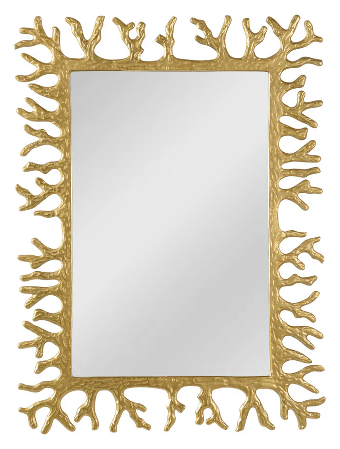 Wildwood Furniture W10469 Leilani Mirror - Gold Wildwood Furniture W10469 Leilani Mirror - Gold