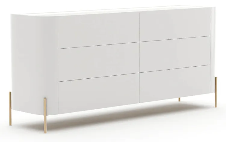Caracole Furniture CLA-426-013 Atom 60" Dresser - Latte Caracole Furniture CLA-426-013 Atom 60" Dresser - Latte