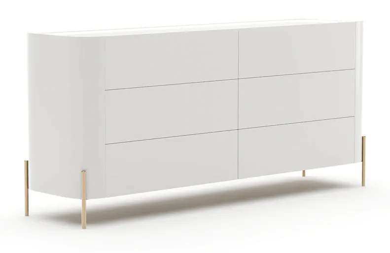 Caracole Furniture CLA-426-013 Atom 60" Dresser - Latte Caracole Furniture CLA-426-013 Atom 60" Dresser - Latte