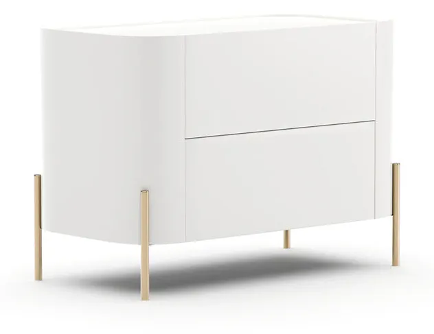 Caracole Furniture CLA-426-061 Atom 34" Nightstand - Latte Caracole Furniture CLA-426-061 Atom 34" Nightstand - Latte
