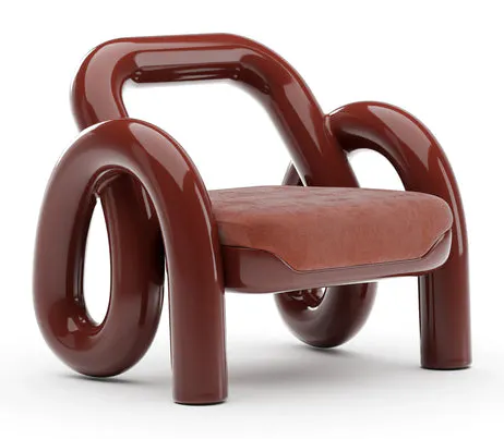 Caracole Furniture CLA-426-038-a Gelee Accent Chair - Rouge Caracole Furniture CLA-426-038-a Gelee Accent Chair - Rouge