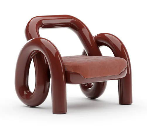 Caracole Furniture CLA-426-038-a Gelee Accent Chair - Rouge Caracole Furniture CLA-426-038-a Gelee Accent Chair - Rouge