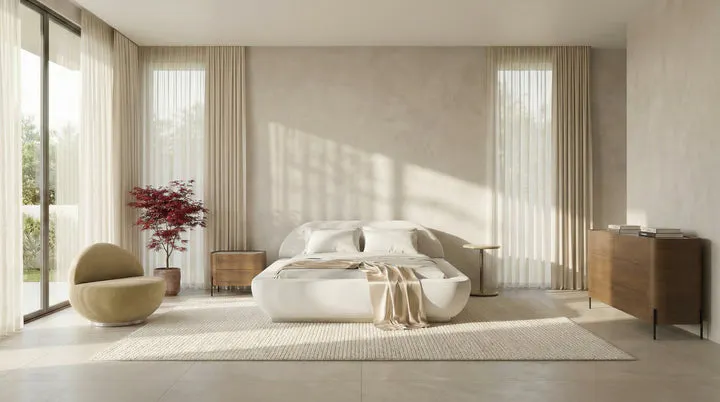 Caracole Furniture CLA-426-121 Jagger King Bed - Ivory Caracole Furniture CLA-426-121 Jagger King Bed - Ivory