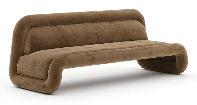 Caracole Furniture CLA-426-012-a Bellini Bold Sofa - Camel Caracole Furniture CLA-426-012-a Bellini Bold Sofa - Camel