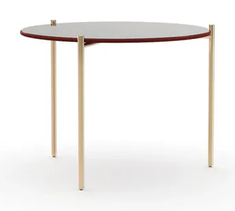 Caracole Furniture CLA-426-4019 Demli Sm Rouge Glass Cocktail Table Caracole Furniture CLA-426-4019 Demli Sm Rouge Glass Cocktail Table