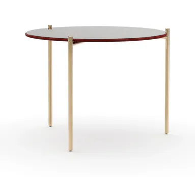 Caracole Furniture CLA-426-4019 Demli Sm Rouge Glass Cocktail Table Caracole Furniture CLA-426-4019 Demli Sm Rouge Glass Cocktail Table