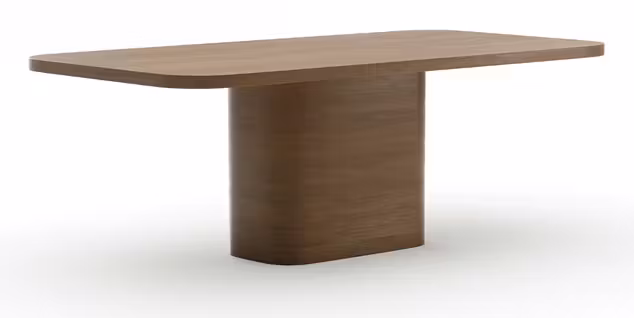 Caracole Furniture CLA-426-209 Atom Dining Table - Chocolate Nougat Caracole Furniture CLA-426-209 Atom Dining Table - Chocolate Nougat