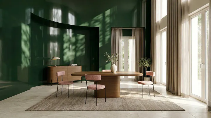 Caracole Furniture CLA-426-209 Atom Dining Table - Chocolate Nougat Caracole Furniture CLA-426-209 Atom Dining Table - Chocolate Nougat
