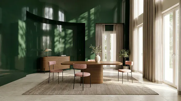 Caracole Furniture CLA-426-209 Atom Dining Table - Chocolate Nougat Caracole Furniture CLA-426-209 Atom Dining Table - Chocolate Nougat