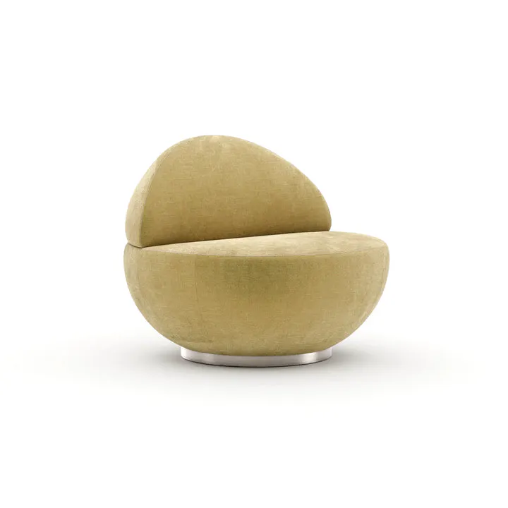 Caracole Furniture CLA-426-031-b Jagger Swivel Chair – Ochre