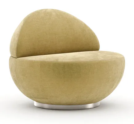 Caracole Furniture CLA-426-031-b Jagger Swivel Chair - Ochre Caracole Furniture CLA-426-031-b Jagger Swivel Chair - Ochre