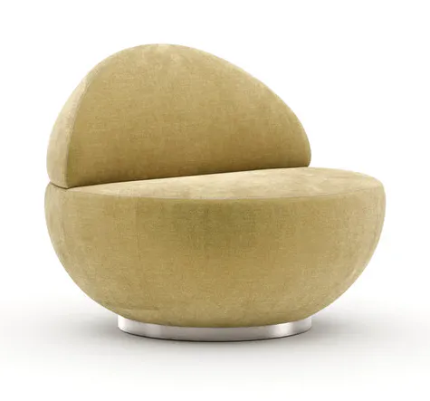 Caracole Furniture CLA-426-031-b Jagger Swivel Chair - Ochre Caracole Furniture CLA-426-031-b Jagger Swivel Chair - Ochre