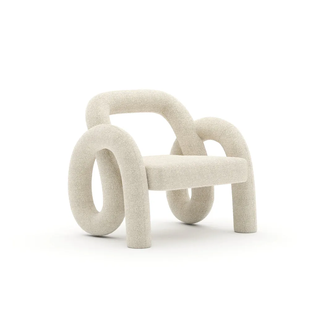 Caracole Furniture CLA-426-034-a Gelee Uph Accent Chair – Ivory