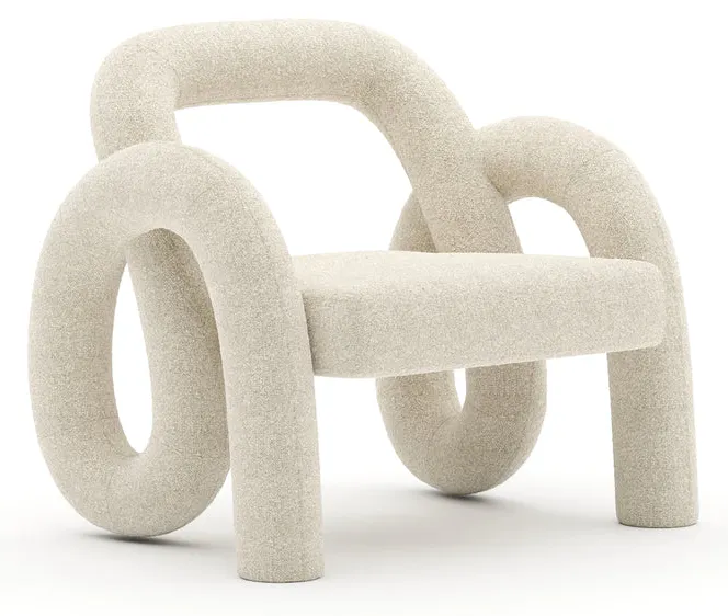 Caracole Furniture CLA-426-034-a Gelee Uph Accent Chair - Ivory Caracole Furniture CLA-426-034-a Gelee Uph Accent Chair - Ivory
