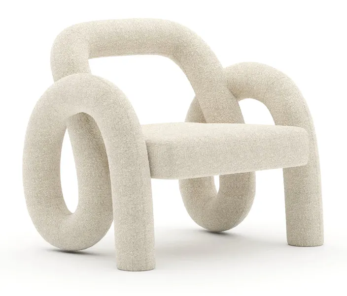 Caracole Furniture CLA-426-034-a Gelee Uph Accent Chair - Ivory Caracole Furniture CLA-426-034-a Gelee Uph Accent Chair - Ivory