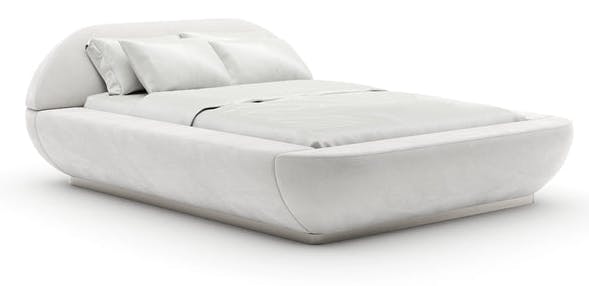 Caracole Furniture CLA-426-101 Jagger Queen Bed - Ivory Caracole Furniture CLA-426-101 Jagger Queen Bed - Ivory